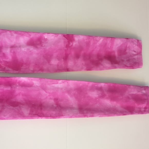 Free People Movement Good Karma tie dye high rise pink yoga 7/8  leggings M/L - Picture 5 of 8